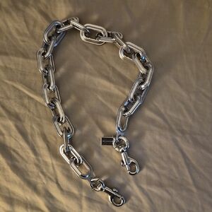 Coach Silver Chain Link Bag Chain